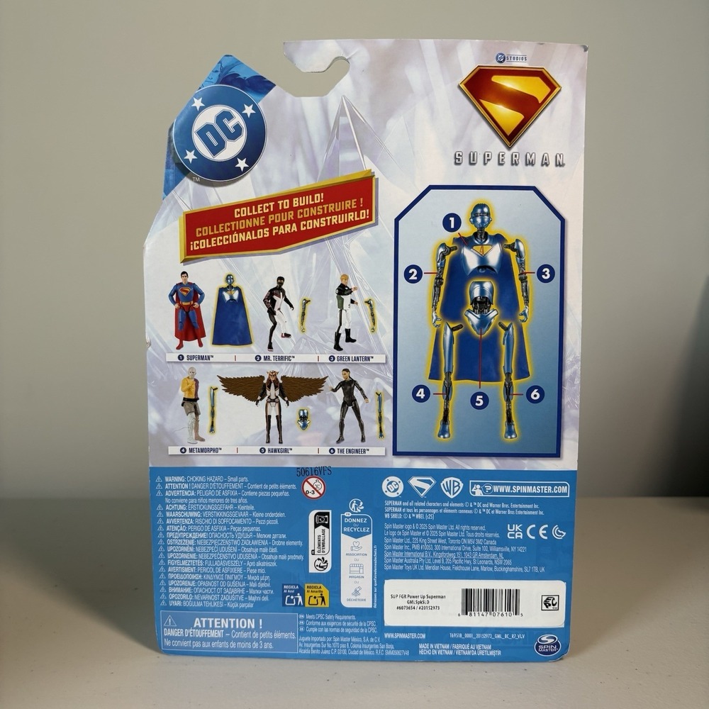 DC Studios Superman 2025 Movie 6" Action Figure Spin Master Collect to Build NEW - Picture 2 of 2